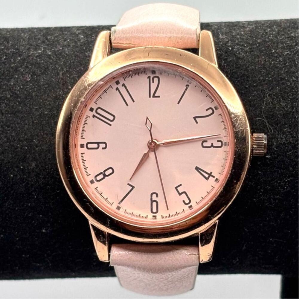 Gold & Pink Analog Watch